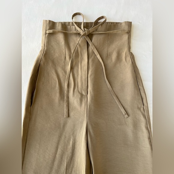 Topshop High Waisted Pants with Tie - Picture 1 of 5